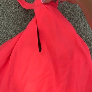 Pink Halter Shorts Romper